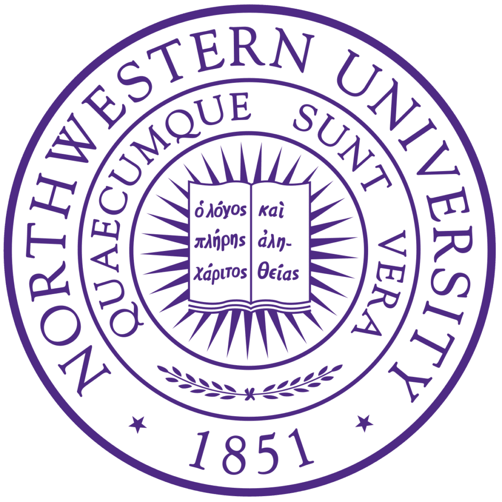 Northwestern University seal, 1851